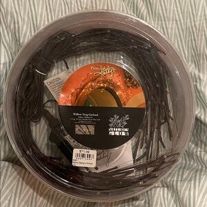 Willow Twig Garland with LED Lights